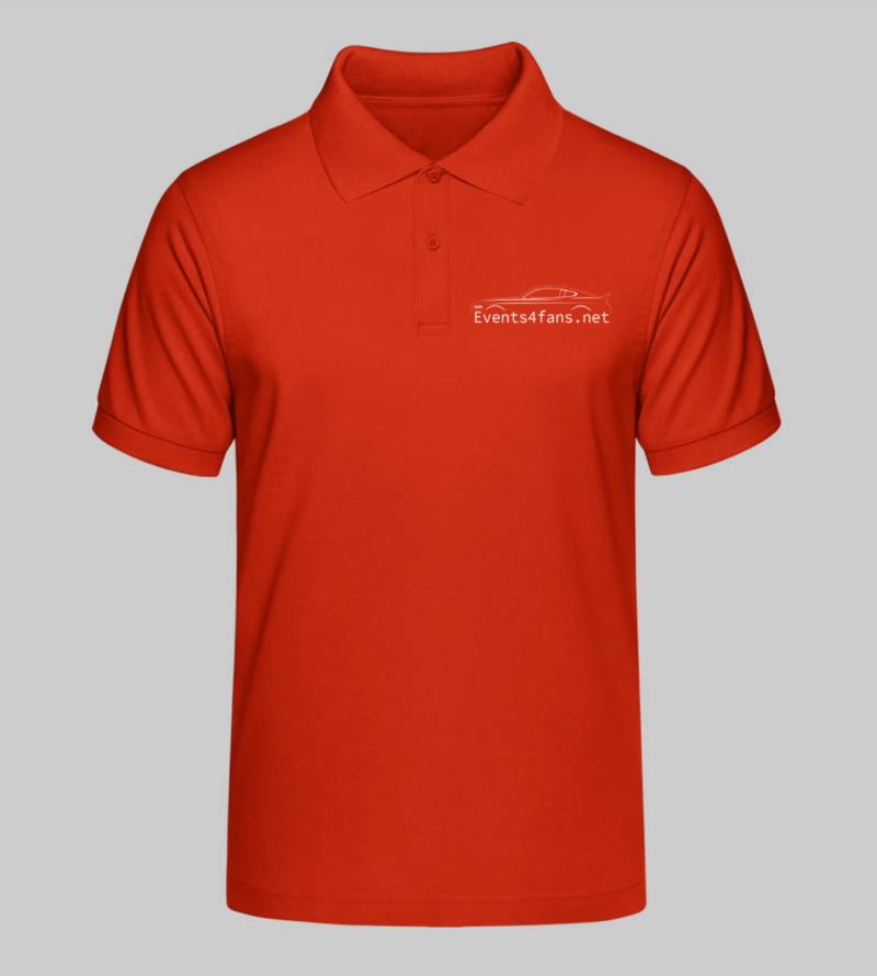 Mustang Alpenride Polo Hemd Herren rot vorne